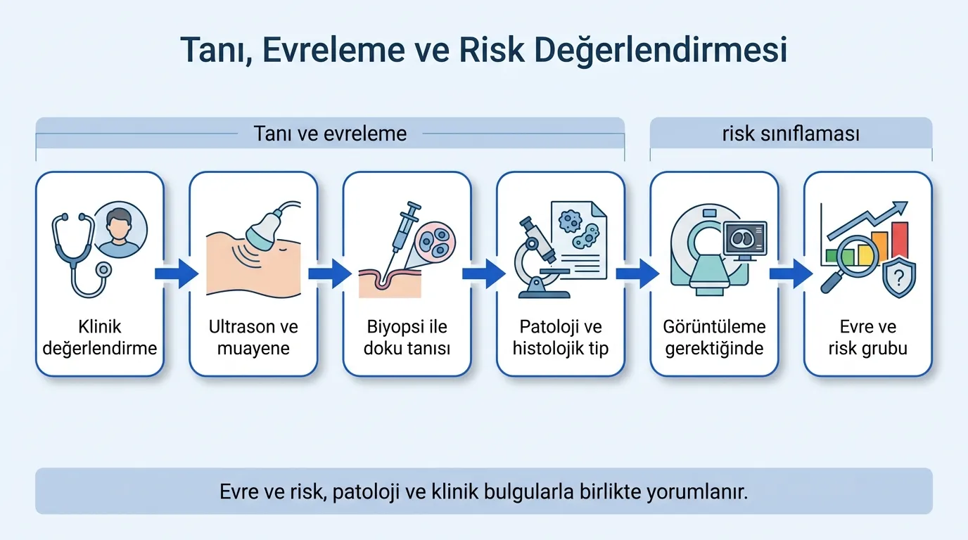 Endometrium kanseri FIGO 2023 evreleme infografik