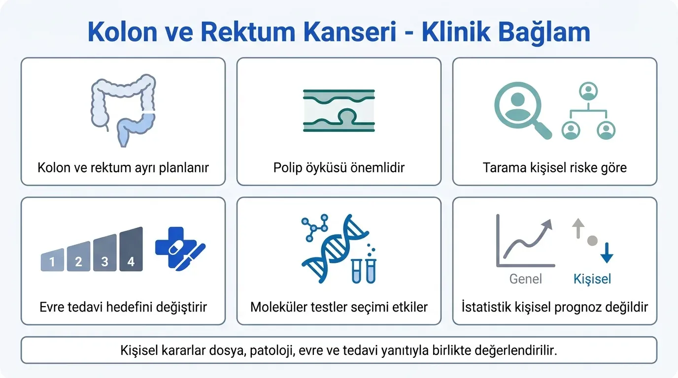 Kolorektal kanser epidemiyoloji infografik